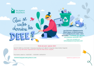 Read more about the article Les joyeux recycleurs- reporting de janvier