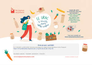 Read more about the article Les joyeux recycleurs – reporting d’avril