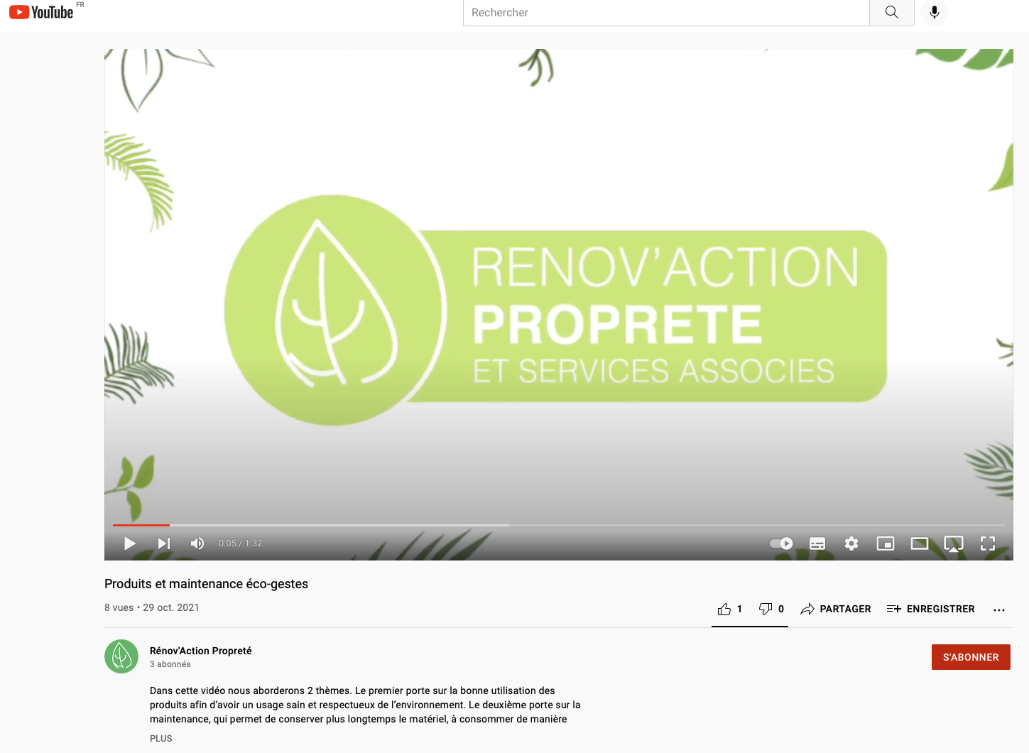 You are currently viewing La chaine Youtube Rénov’action propreté